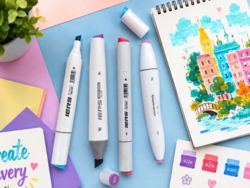 Alcohol Marker Tip Types: Brush vs Chisel vs Fine vs Wide
